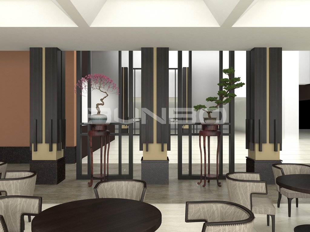 桐乡江南院子销售展示中心内场软装与陈列