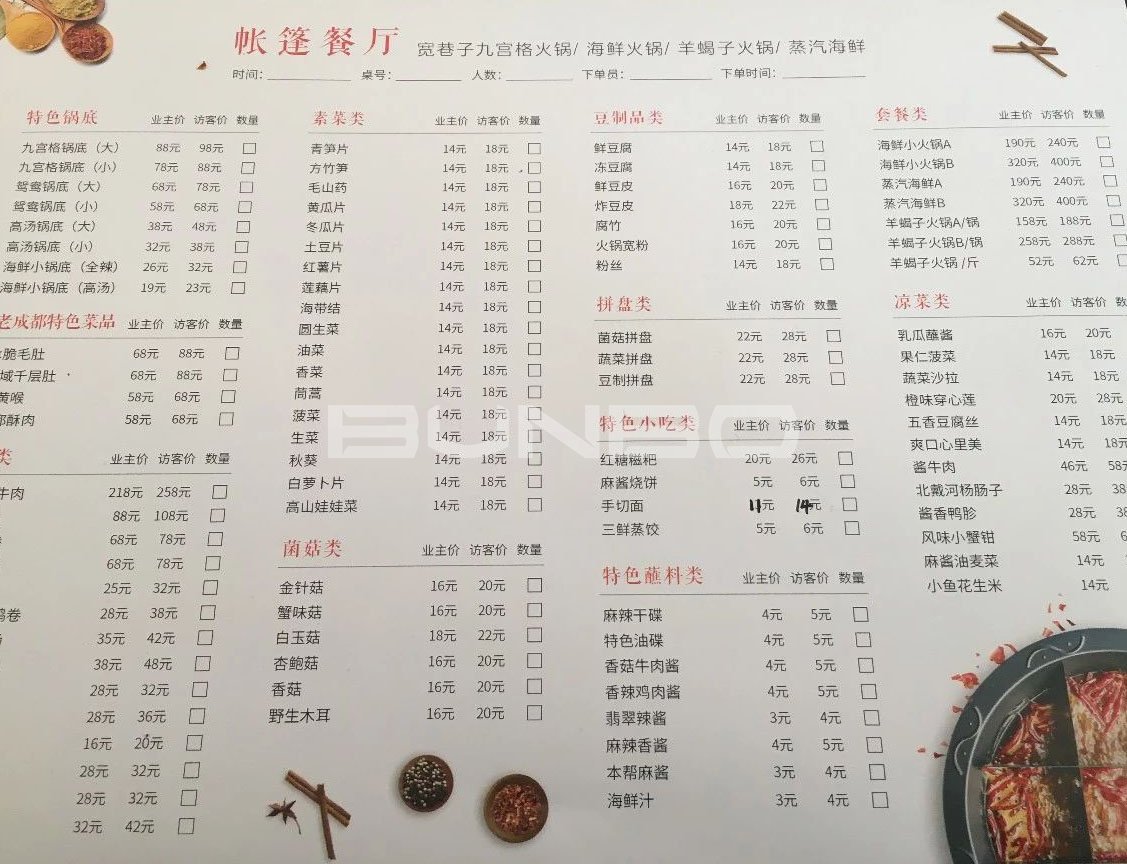 阿那亚餐饮配套体系