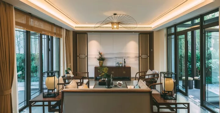 莫干溪谷茶心庄示范区实景图