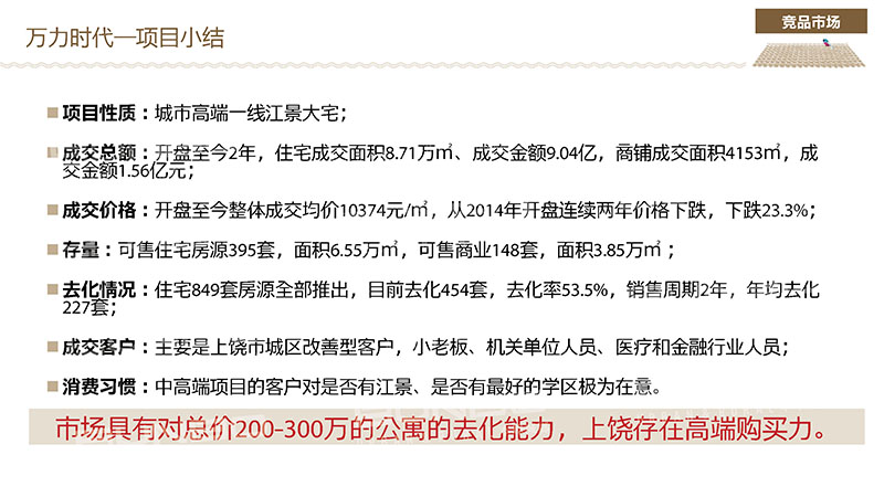 上饶万力时代个案分析