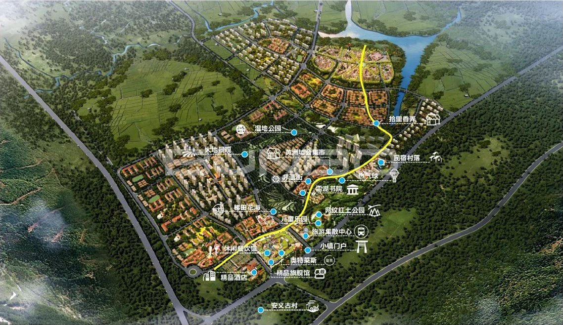 江西省特色小镇:绿地南昌安南小镇