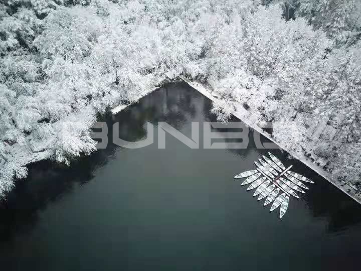 超美的杭州雪景