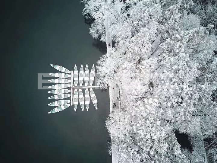 超美的杭州雪景