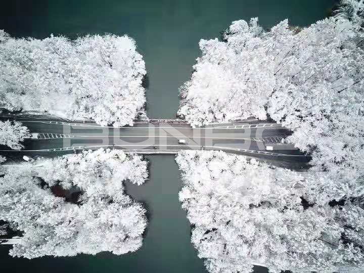超美的杭州雪景