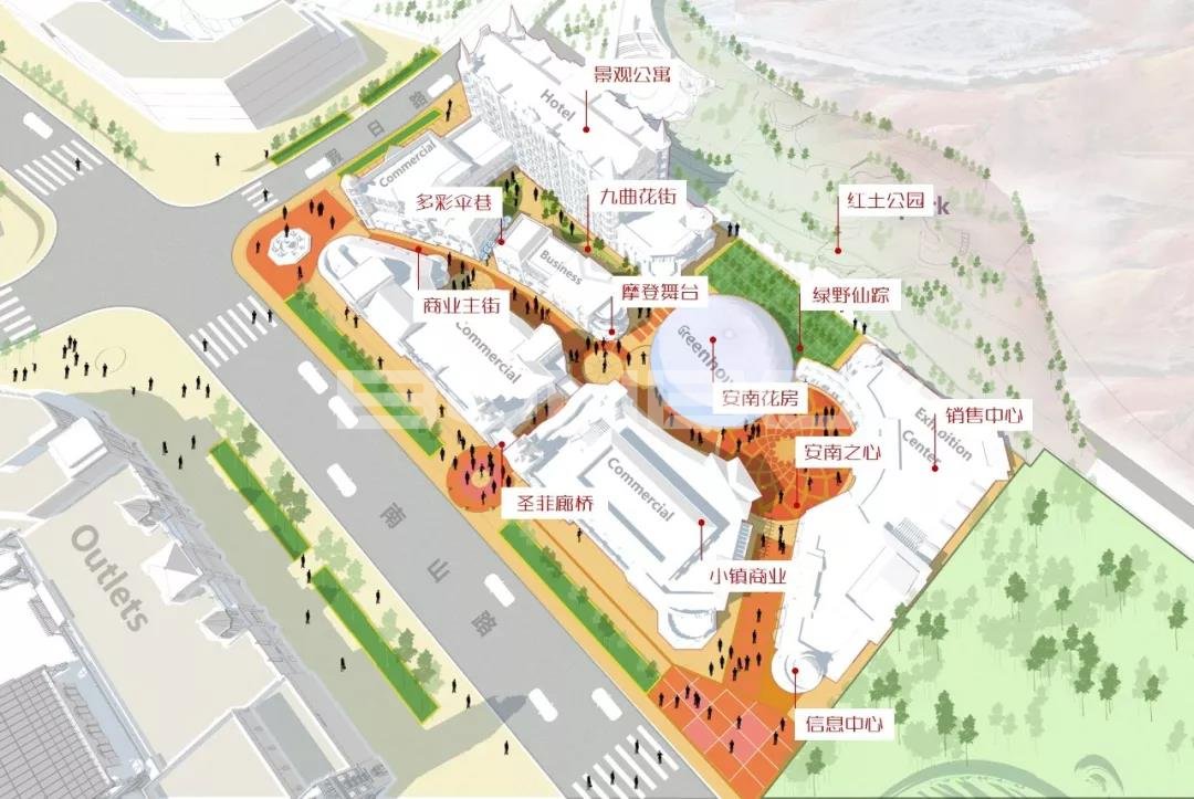 安南小镇规划图