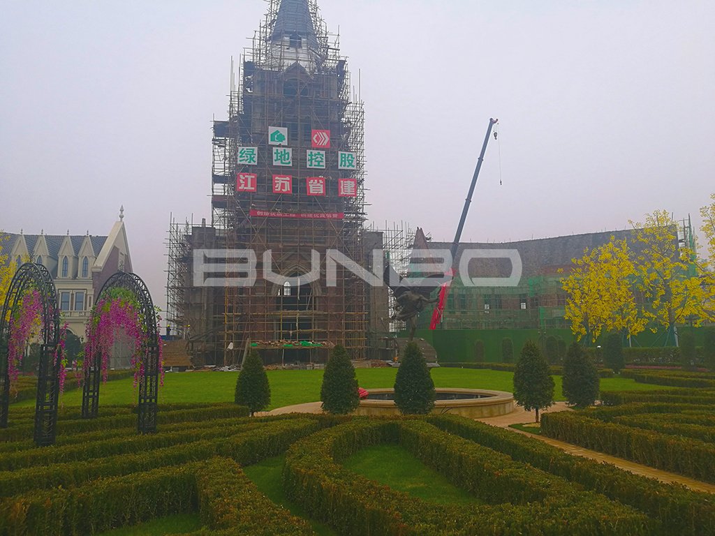 株洲绿地21城建设现场