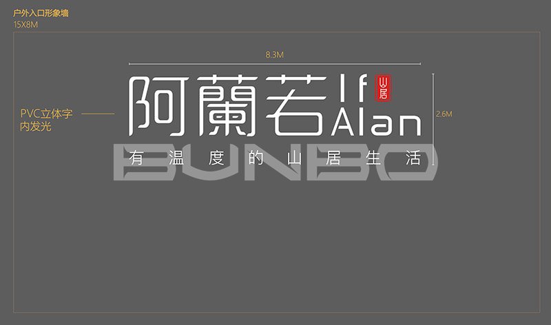 阿蘭若度假地产广告