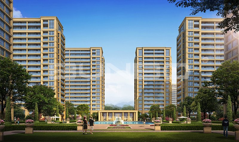 绿城二代高层效果图