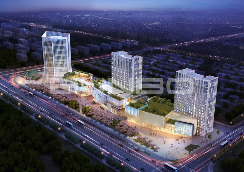 安吉凤凰中心广场