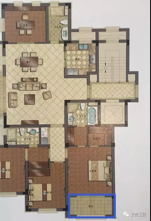 164㎡玉园经典五房户型