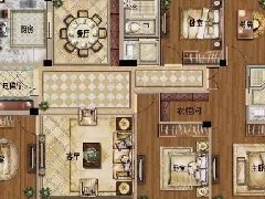 玉园经典户型：164㎡，15.7米超大面宽，5房双阳台