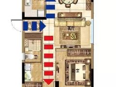 玉园经典户型：78㎡南向两房，动静高度分离