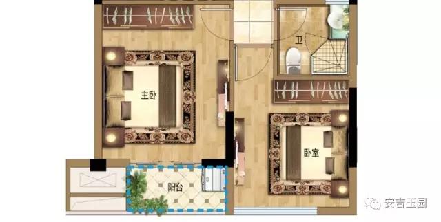 63㎡深度可变的户型