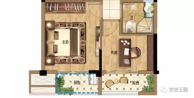 63㎡深度可变的户型