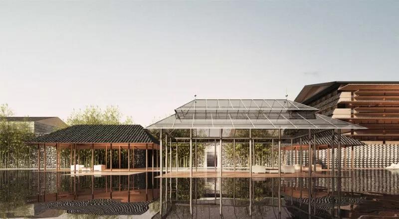 绿地·明镜湾文旅小镇效果图