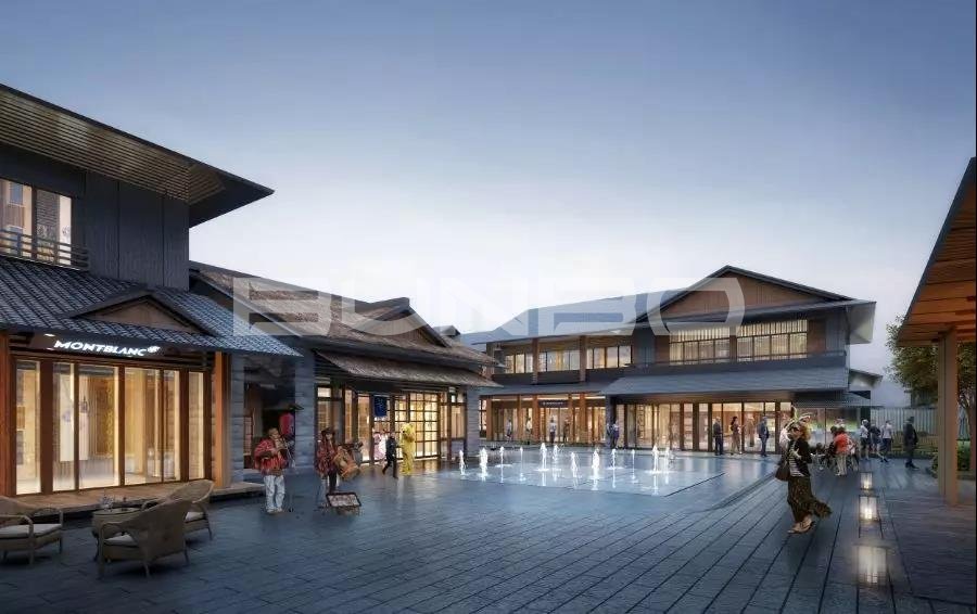 绿地·明镜湾文旅小镇效果图