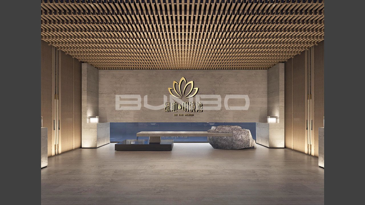 绿地明镜湾小镇形象墙