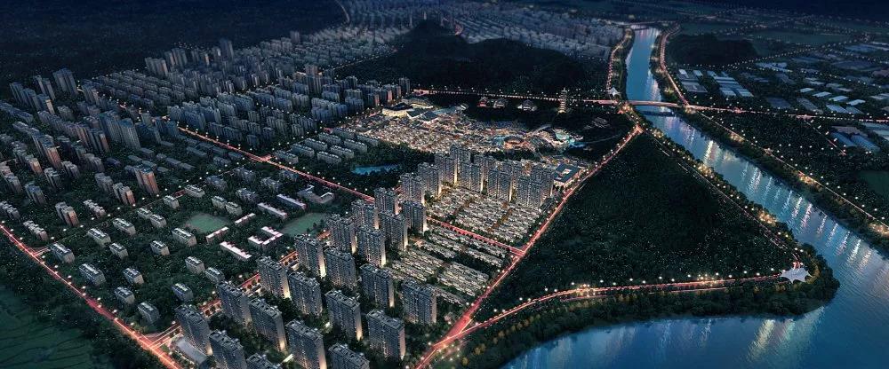 明镜湾被潦河环绕