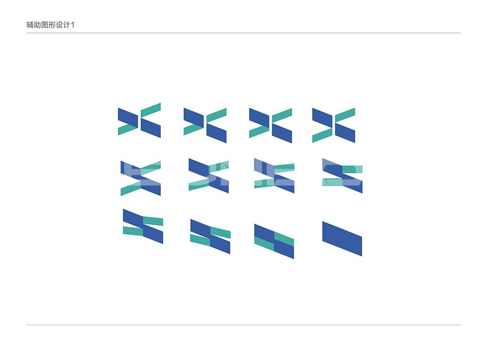 天工集团VI视觉识别设计辅助图形