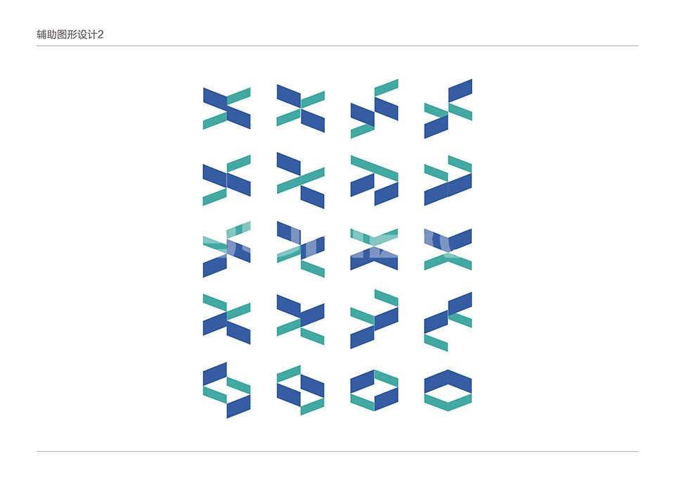 天工集团VI视觉识别设计辅助图形