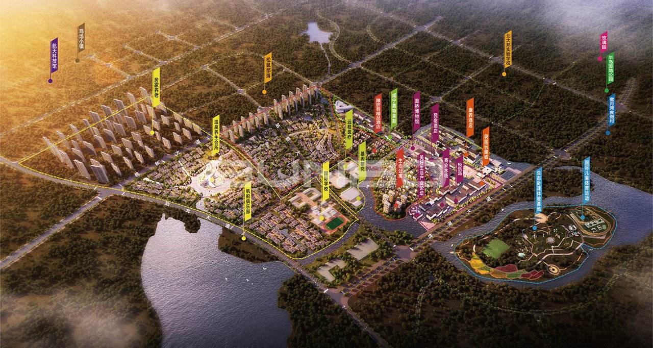 绿地梓湾小镇总体规划