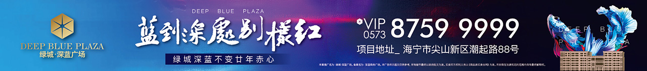 绿城深蓝广场广告平面
