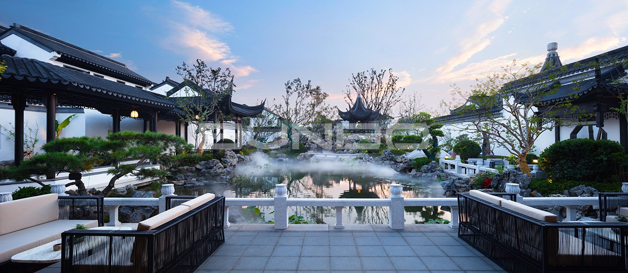 临沂绿城春江明月中式合院实景照片