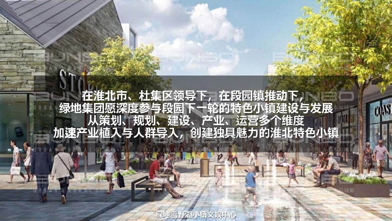 《绿地淮北段园小镇策划与概念规划》