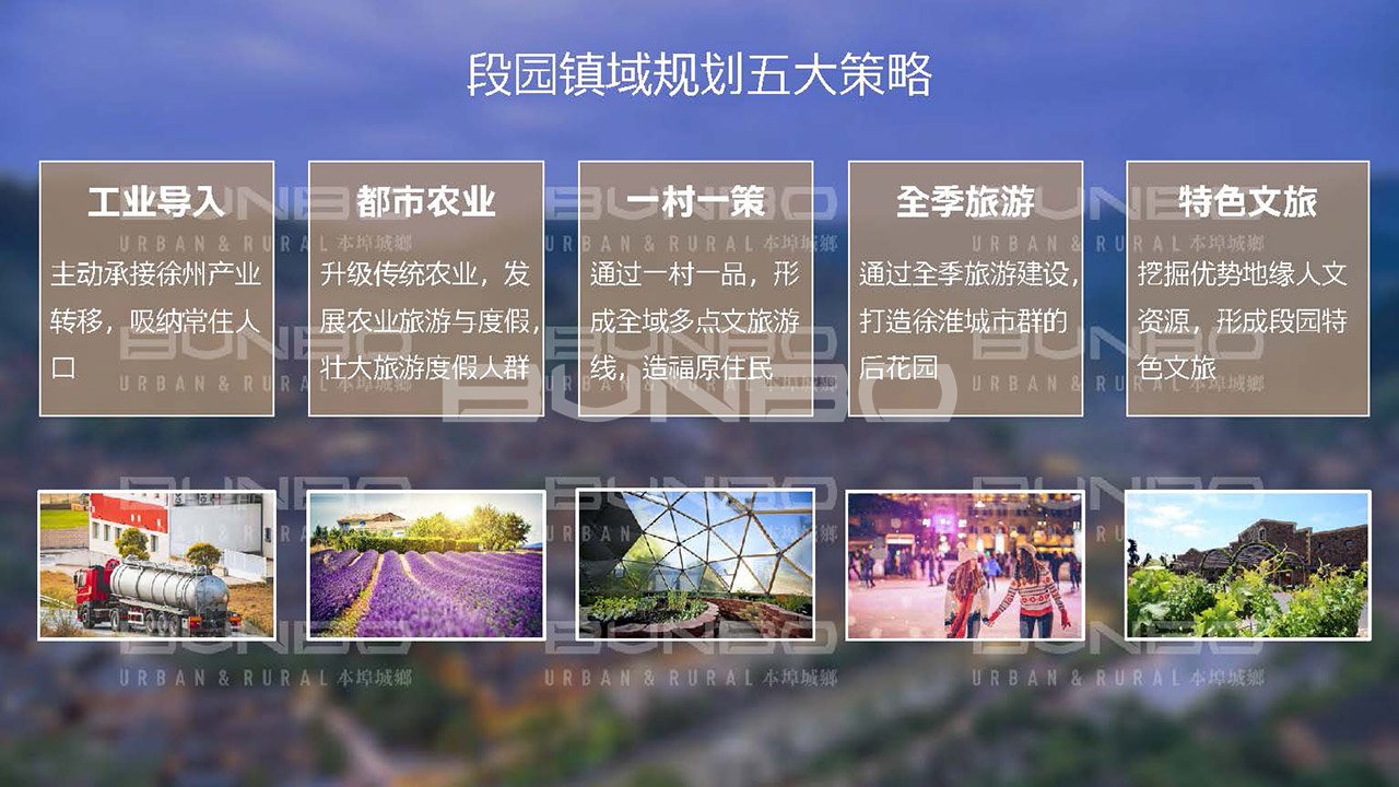 淮北段园镇全域策划与概念规划