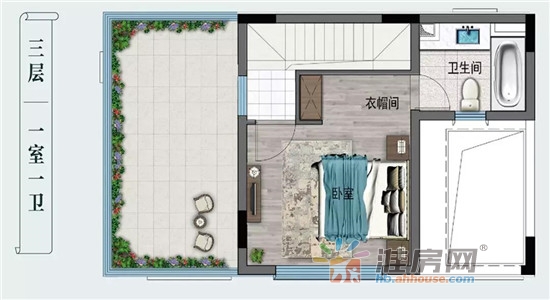 淮海绿地21城新中式合院效果图