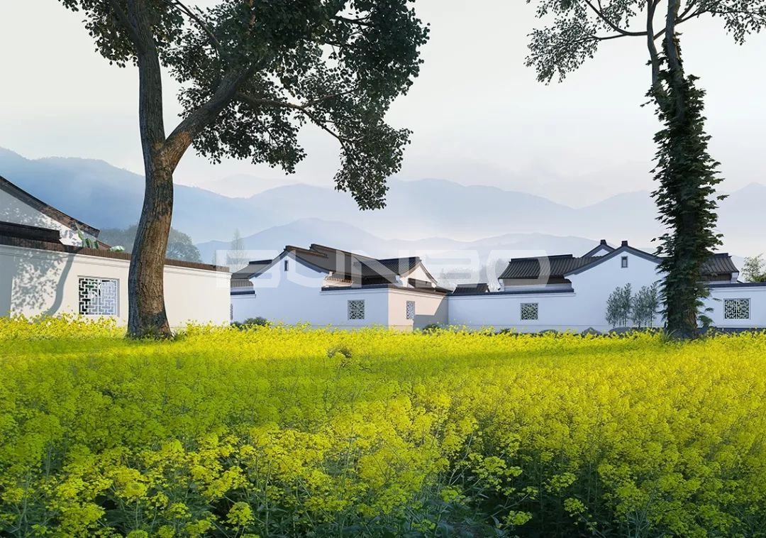 中式合院效果图