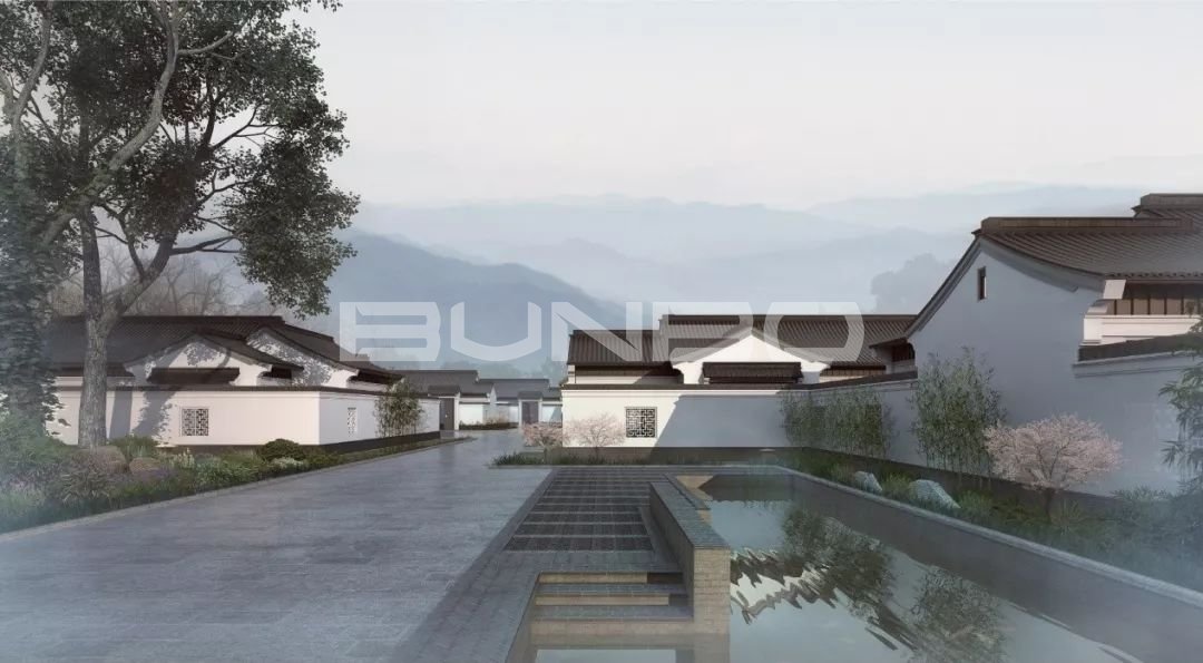 中式合院效果图