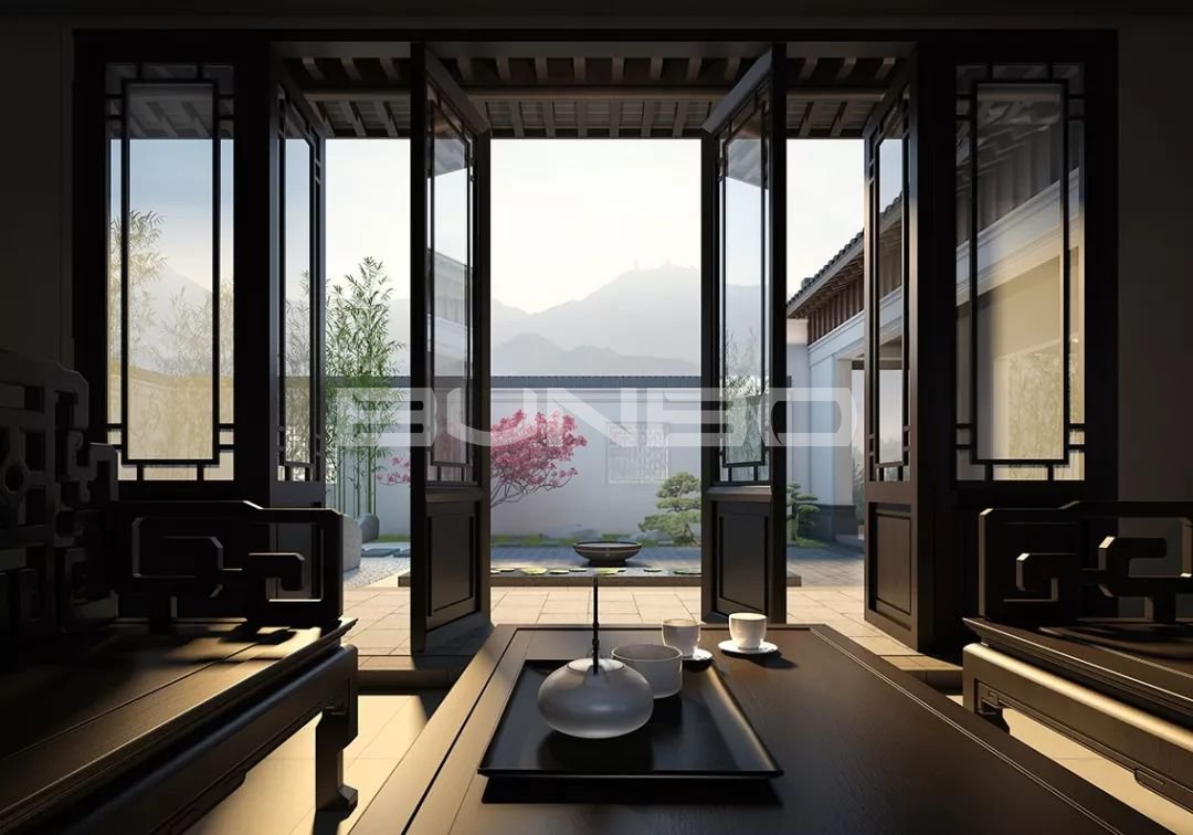 中式合院效果图