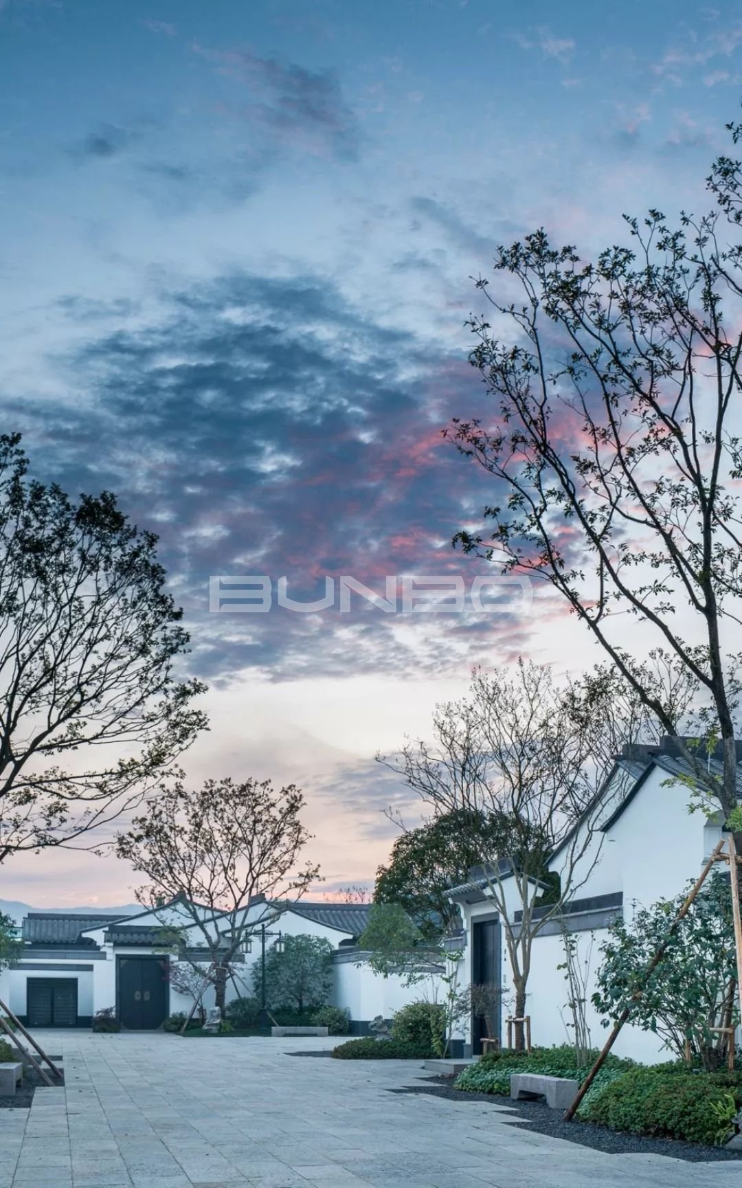 中式合院街巷实景图