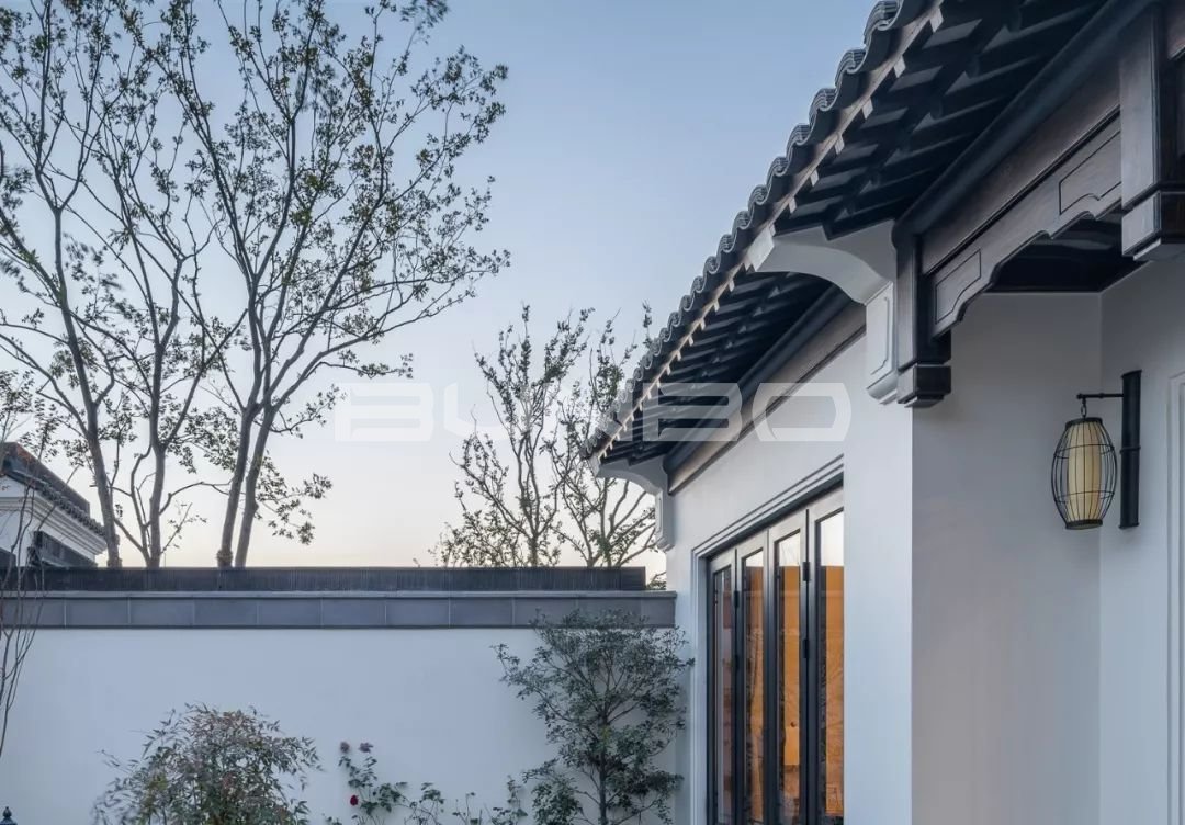 绿城中式合院庭院空间