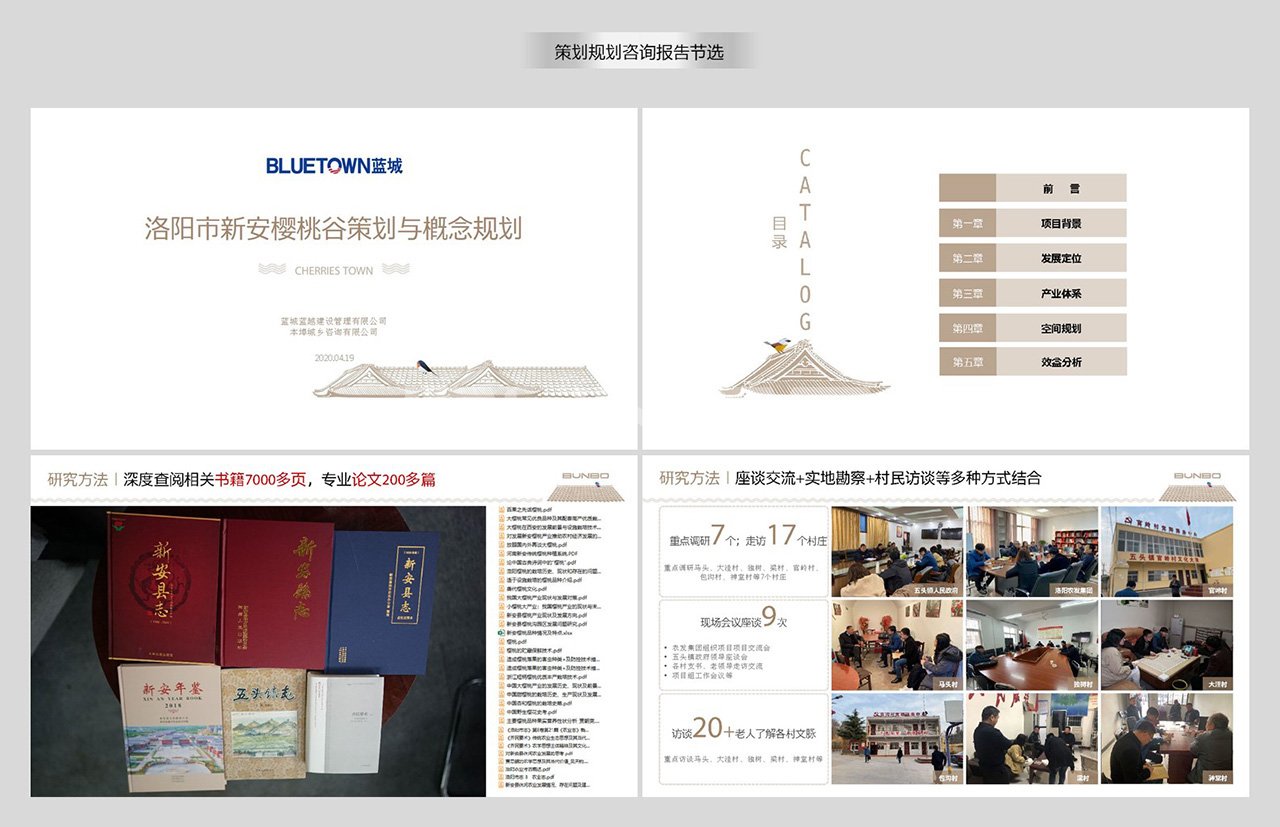 蓝城洛阳樱桃小镇总体规划设计