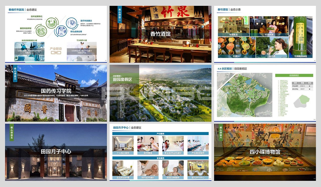 蓝城湘江湖南宁乡康养小镇策划规划方案