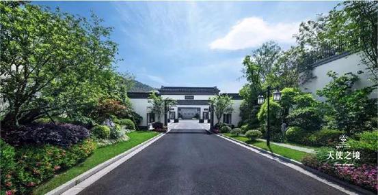 天使小镇砚溪湖实景