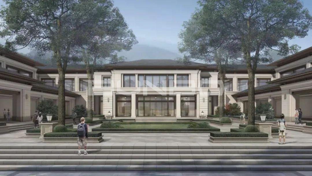 蓝润天使学校图书馆效果图