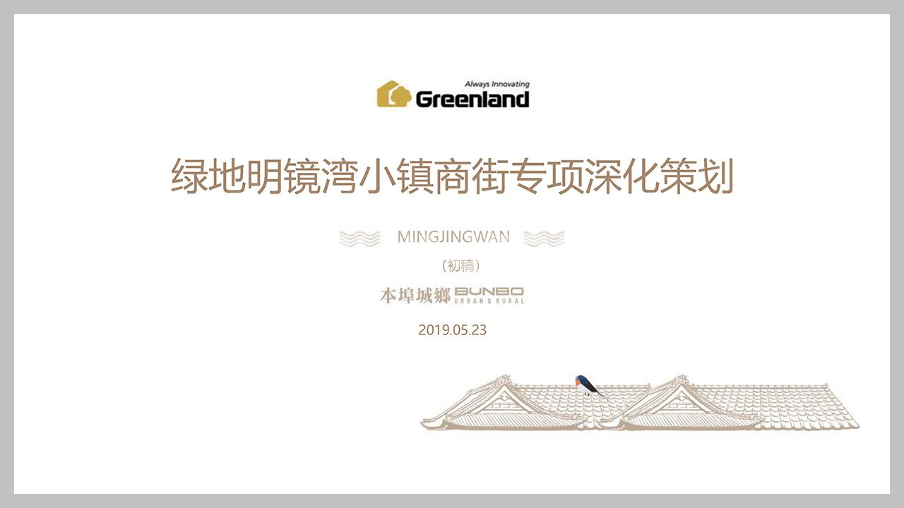 绿地明镜湾小镇商街专项深化策划