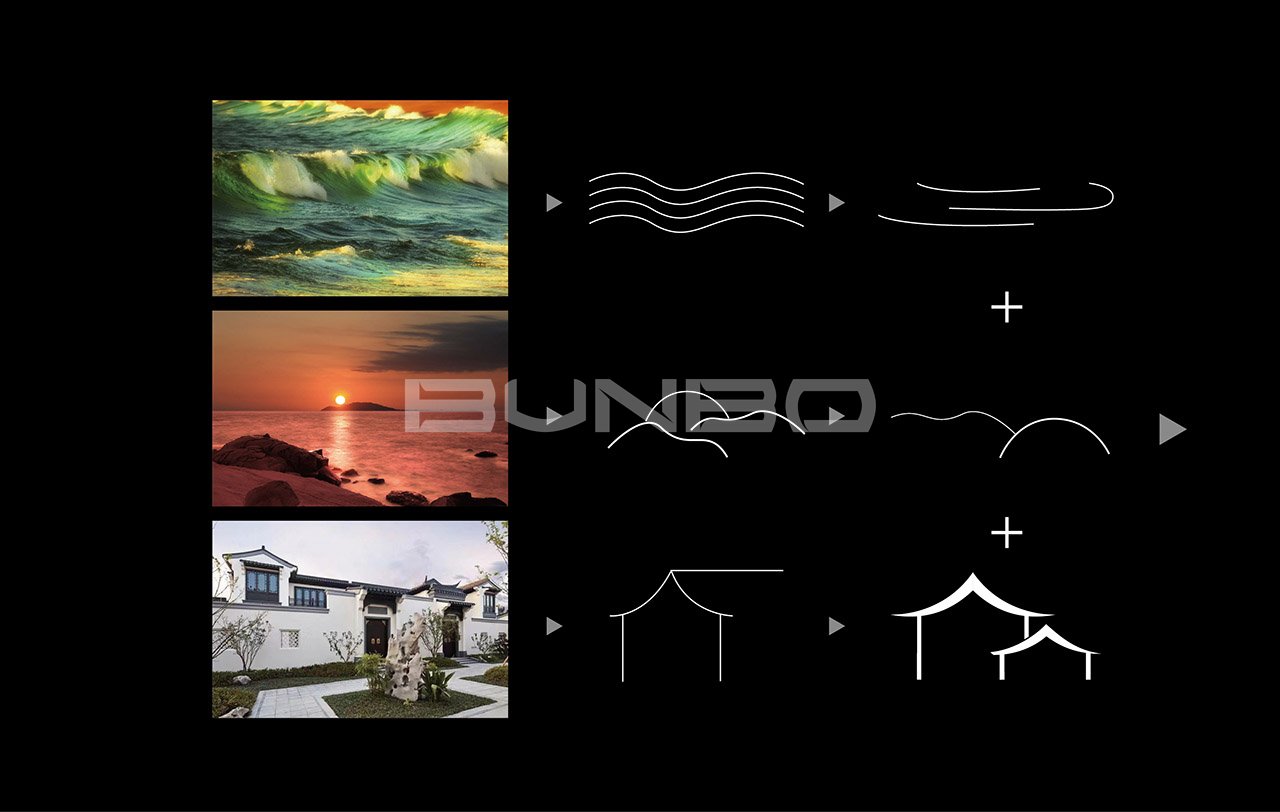 蓝城威海桃花源logo设计