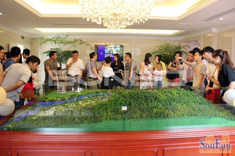 安吉·玫瑰园售楼中心正在隆重地举行对外开放庆典