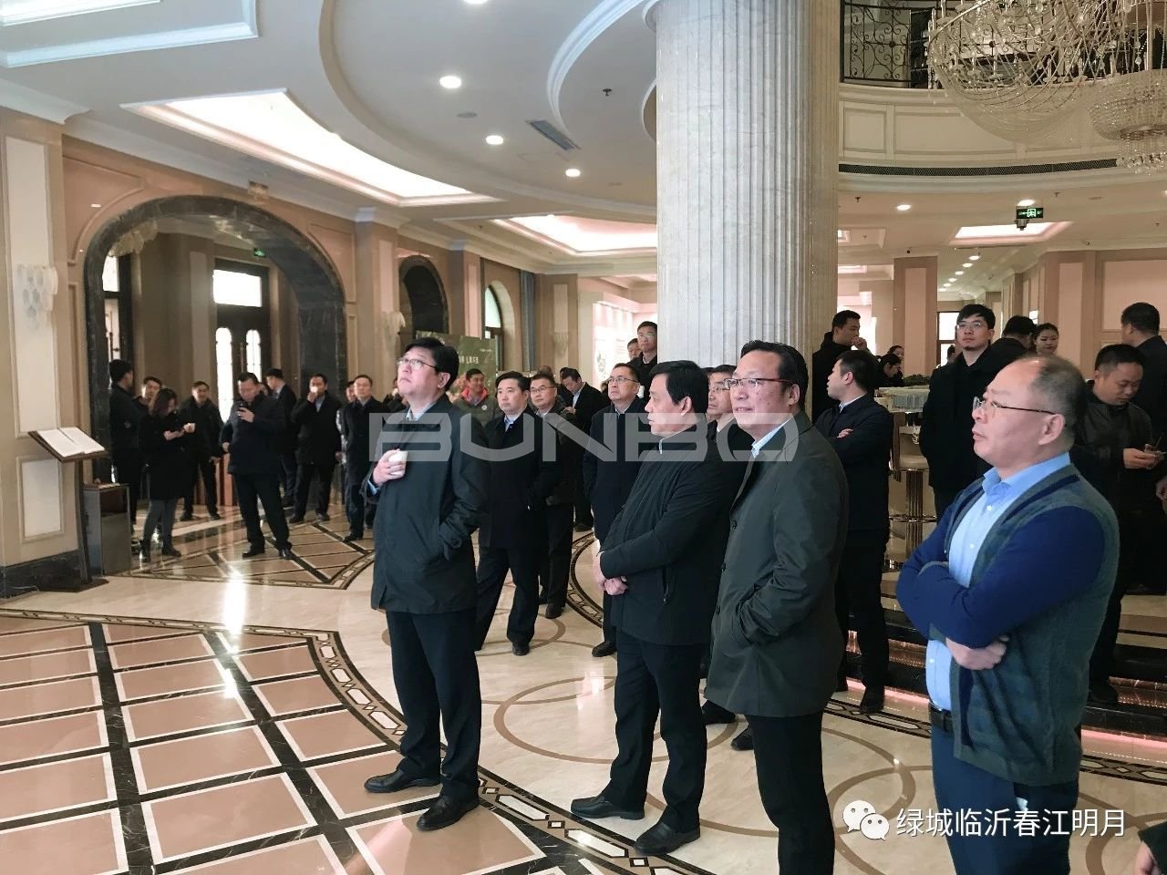 由经开区陈一兵书记带队的“读书会”活动代表团莅临绿城·春江明月考察指导