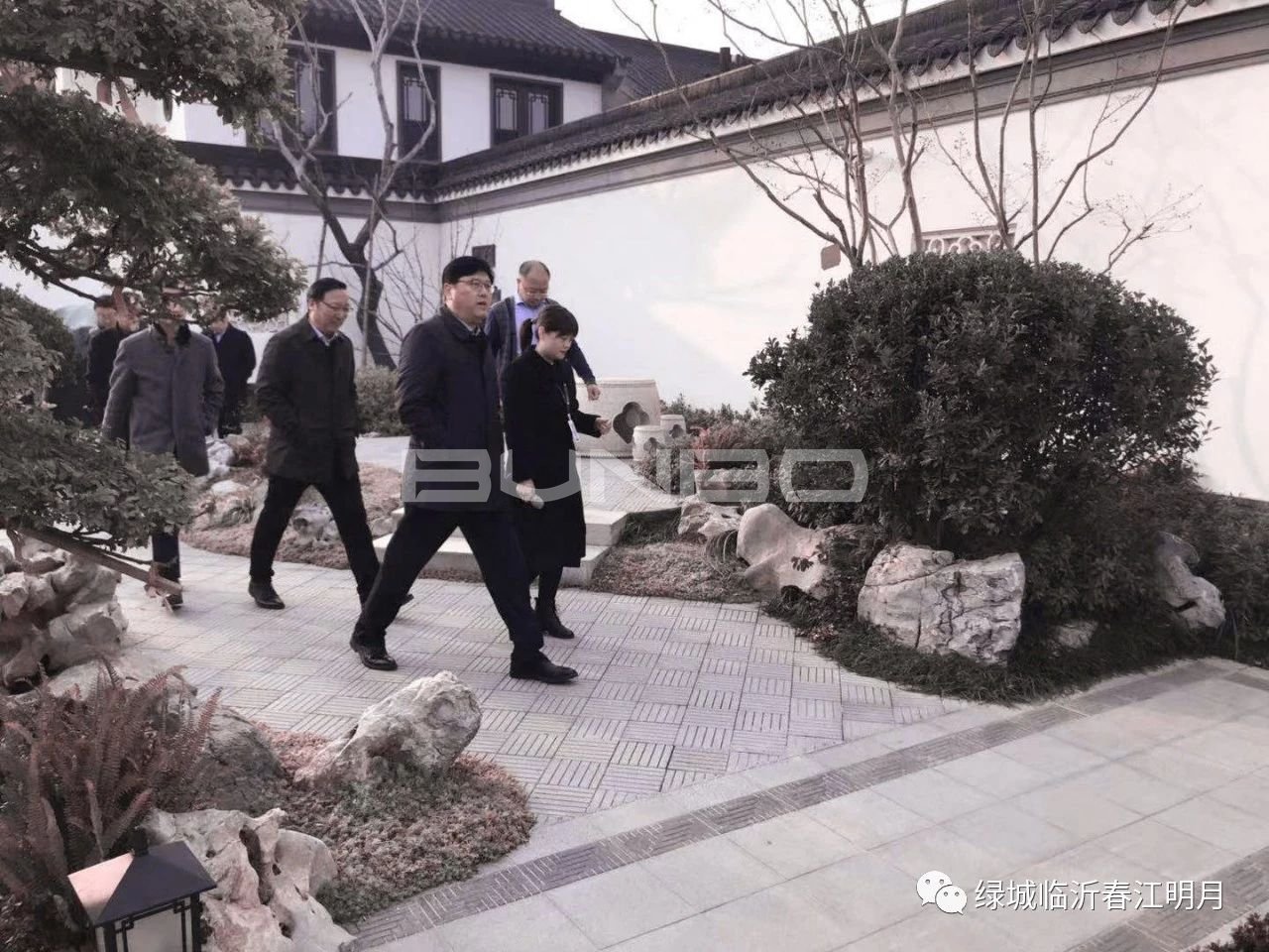 由经开区陈一兵书记带队的“读书会”活动代表团莅临绿城·春江明月考察指导