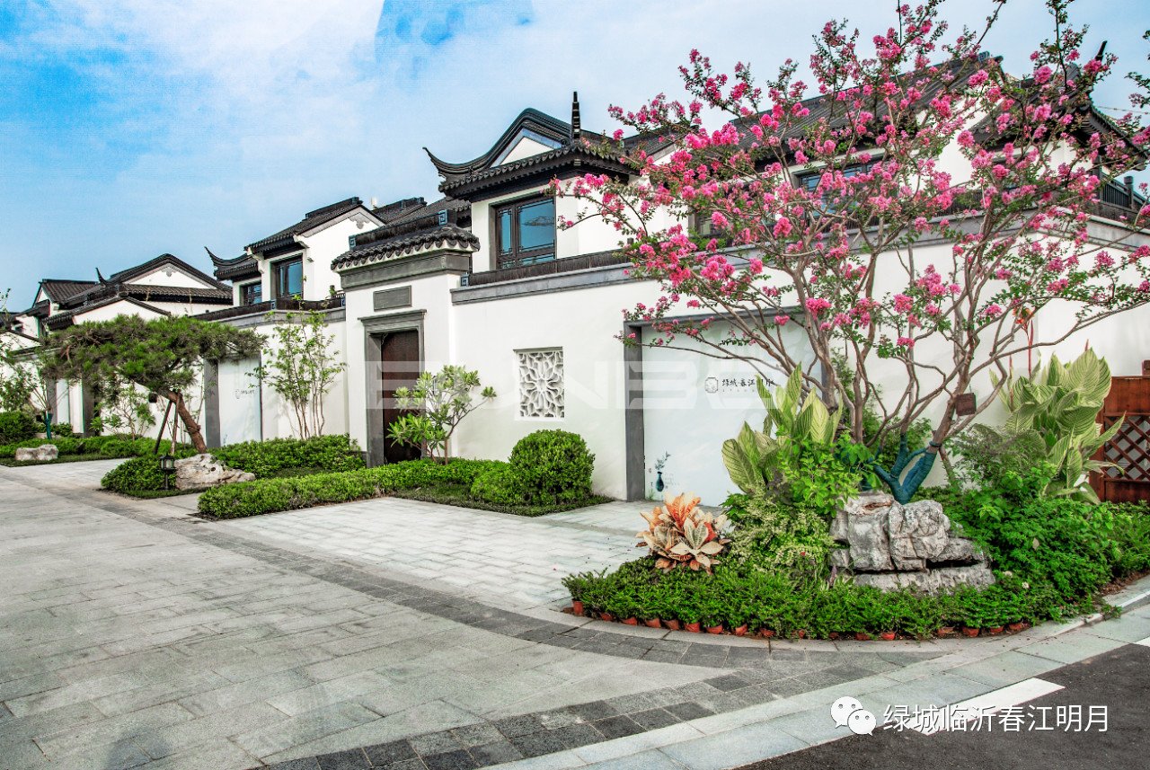 临沂绿城春江明月实景图