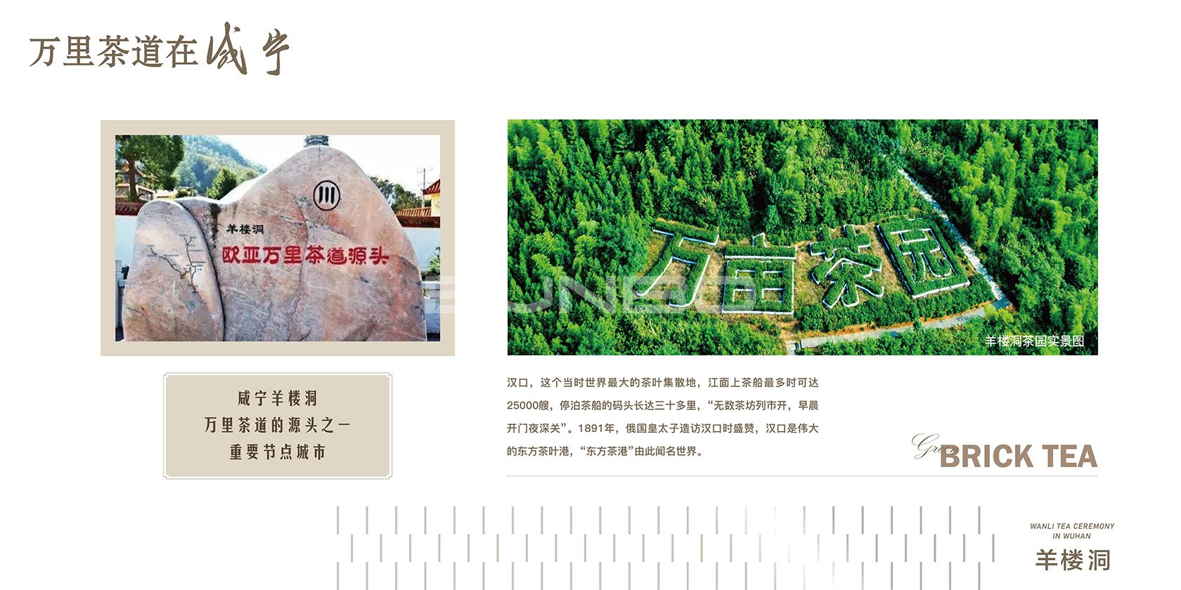 万里茶道游廊竹帘画面设计