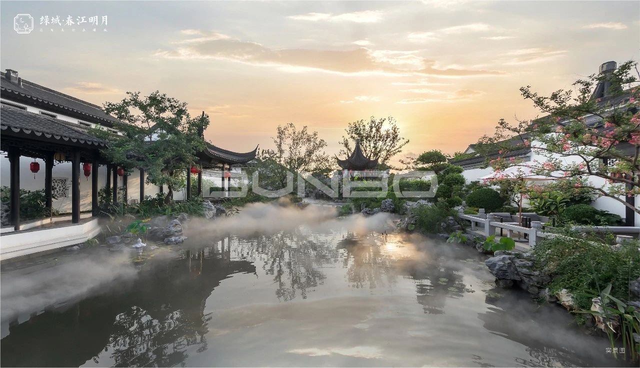 绿城中式合院实景照片