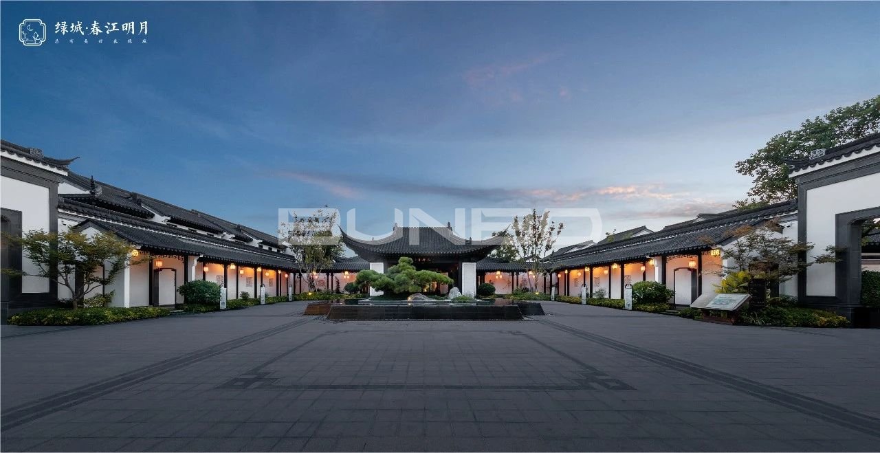 绿城春江明月中式合院