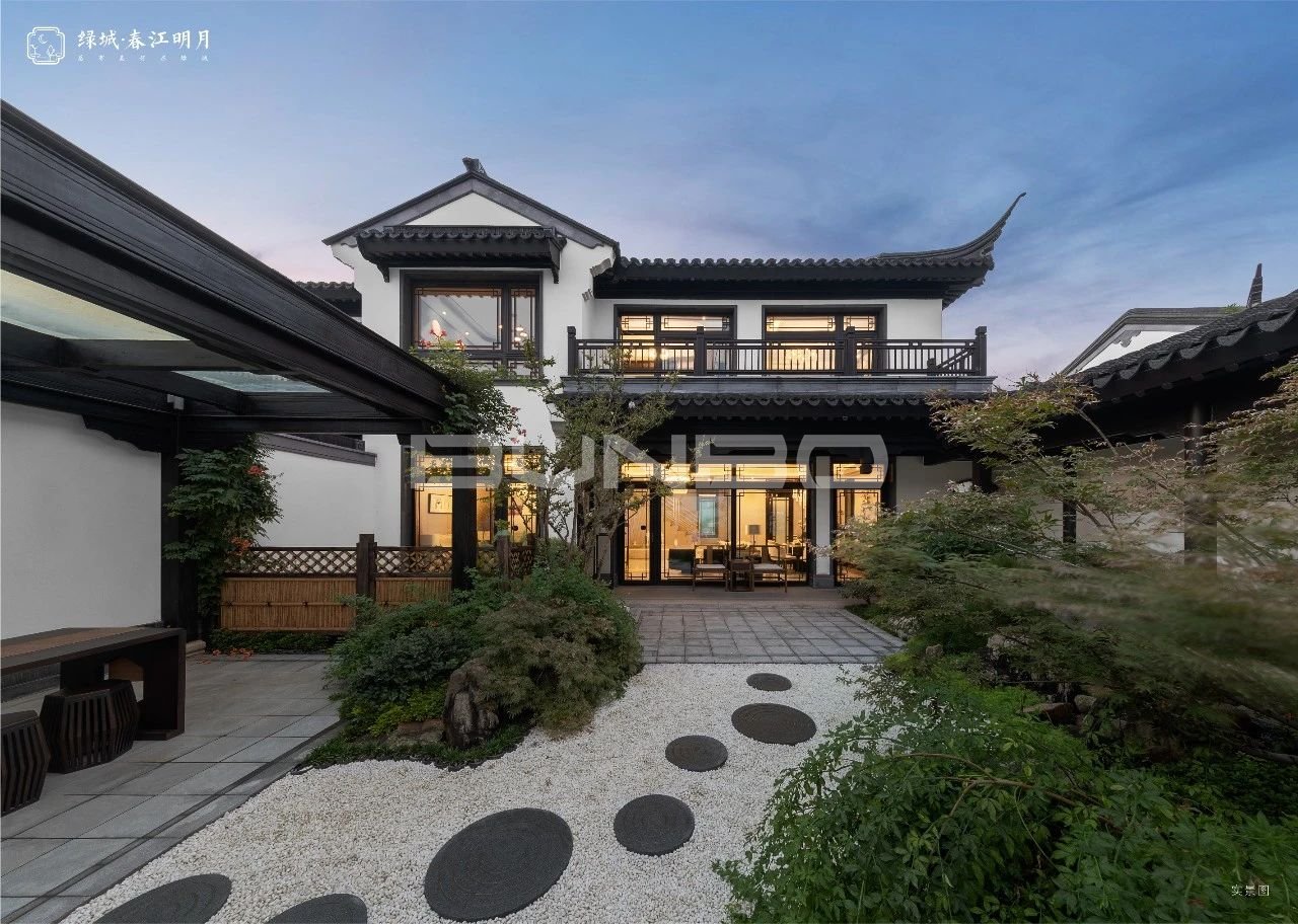 绿城中式合院实景照片