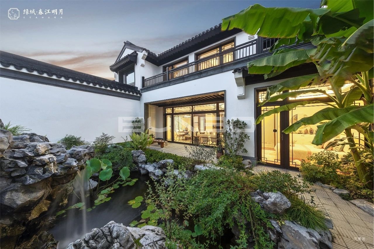绿城中式合院实景照片